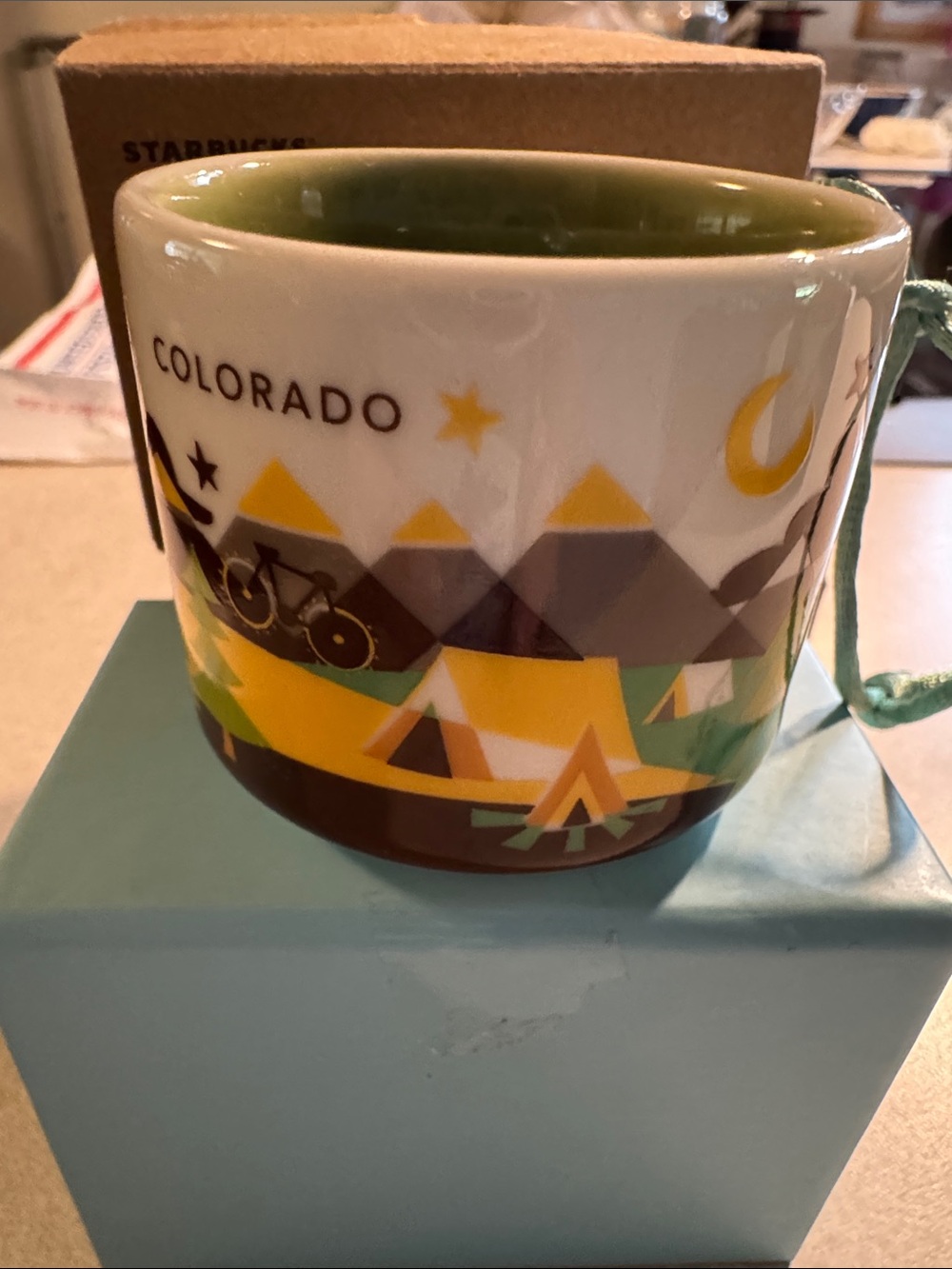 Starbucks Colorado 2 oz. Espresso cup/ ornament / collector’s cup NEW w box